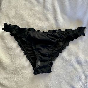Black Victoria’s Secret cheeky bikini bottom